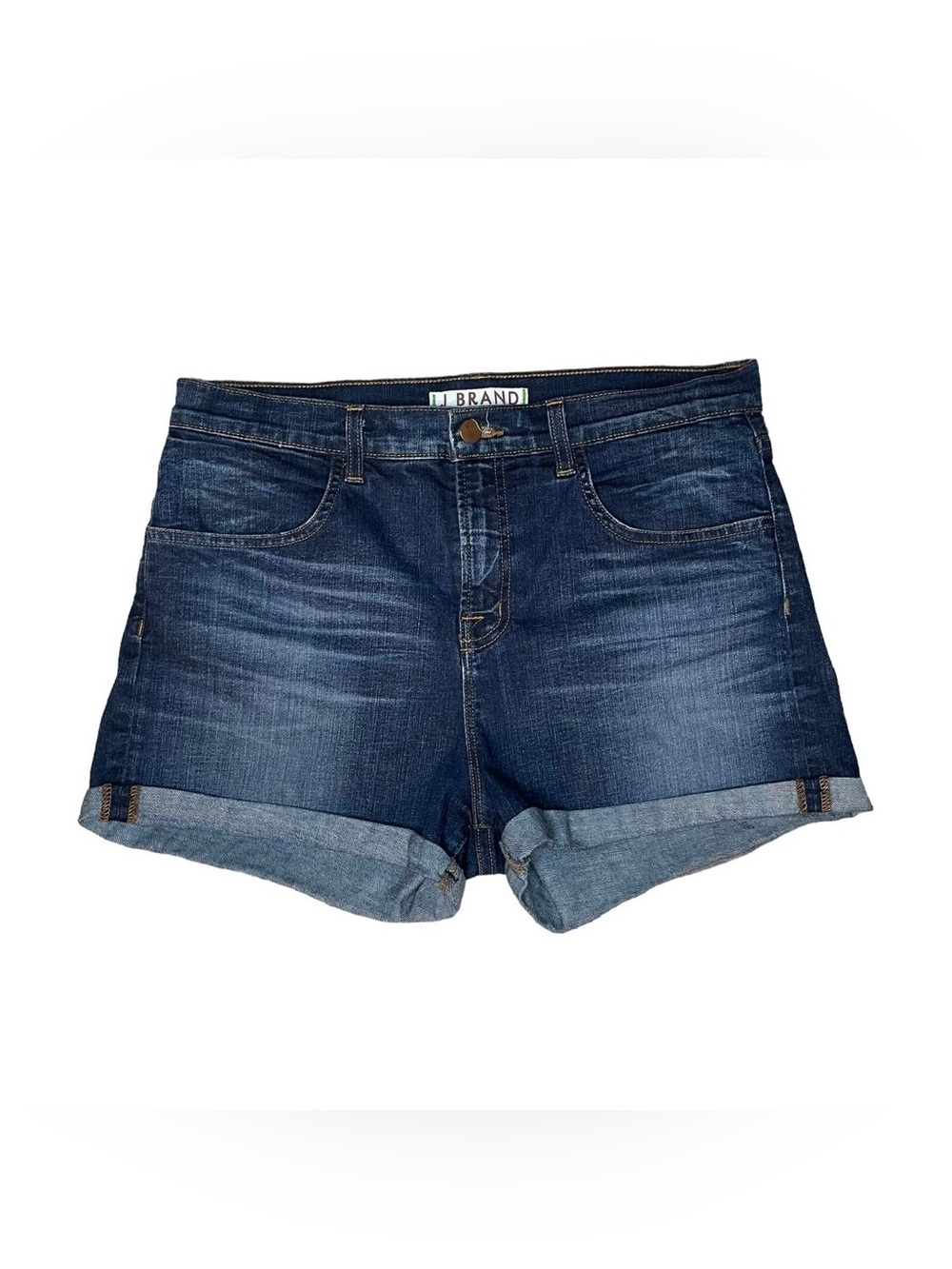 J Brand Dark Blue Denim Shorts